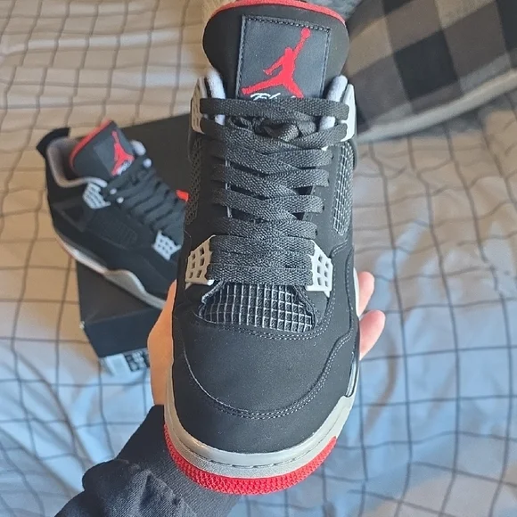 Jordan Black and Red Sneakers - Picture 8 of 12